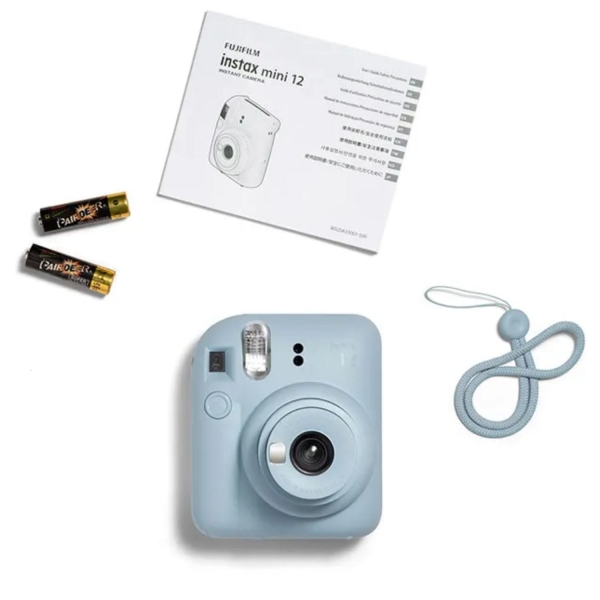 Câmera Instantânea Fujifilm Instax Mini 12 Azul Selfie Flash