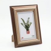 Porta-Retrato de Mesa Classic Walnut & Gold