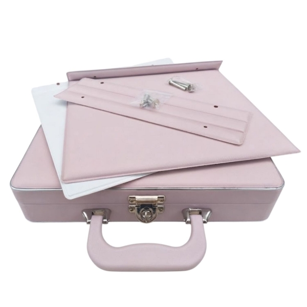Estojo com Álbum 15x21 ou 20x25 Montável Rosa Linha Quality