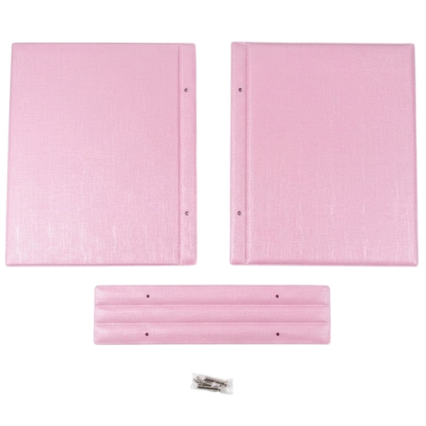 Álbum de Fotos para Montar Rosa 24x30 Capa Dura