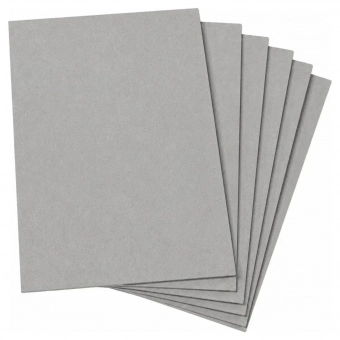 Papelão Cinza Holler 1.9mm 50 Pc 15,5x21,5 Capa Encardenação