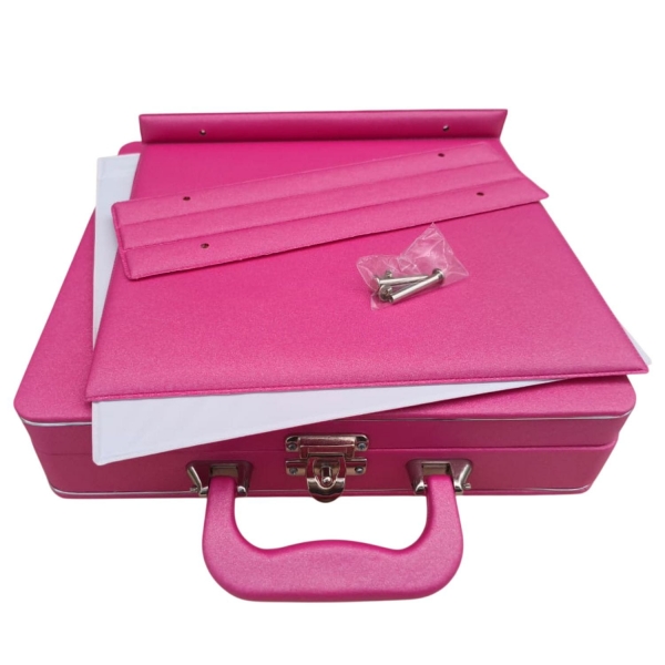 Estojo com Álbum 15x21 ou 20x25 Montável Pink Linha Quality