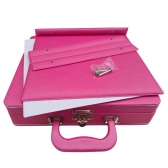 Estojo com Álbum 15x21 ou 20x25 Montável Pink Linha Quality