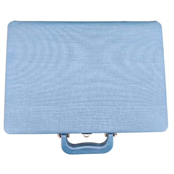 Estojo Maleta Linha Premium para Álbun 20x30cm Linha Quality - Azul