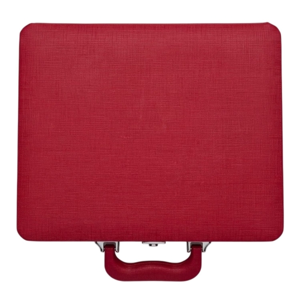 Estojo Maleta Premium para Álbum 20x25cm Linha Quality - Vermelho