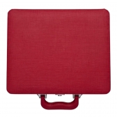 Estojo Maleta Premium para Álbum 20x25cm Linha Quality - Vermelho