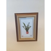Porta Retrato de Mesa Classic Walnut & Gold