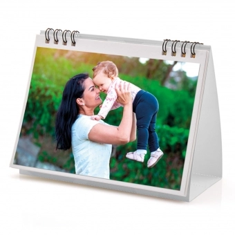Expositor para 14 fotos 10x15cm autocolante Branco
