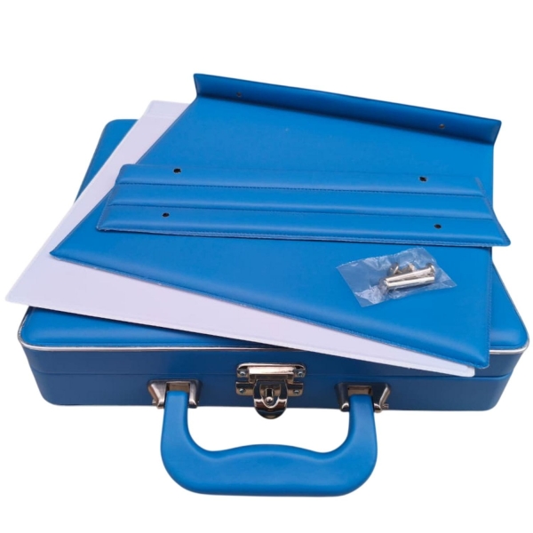 Estojo com Álbum 15x21 ou 20x25 Azul Montável Linha Quality