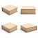 Papelão cinza Caixa corte e vinco 15x15x8cm Kit 20Un Horlle