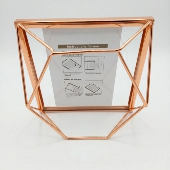 Porta Retrato Aramado Geométrico 15x15