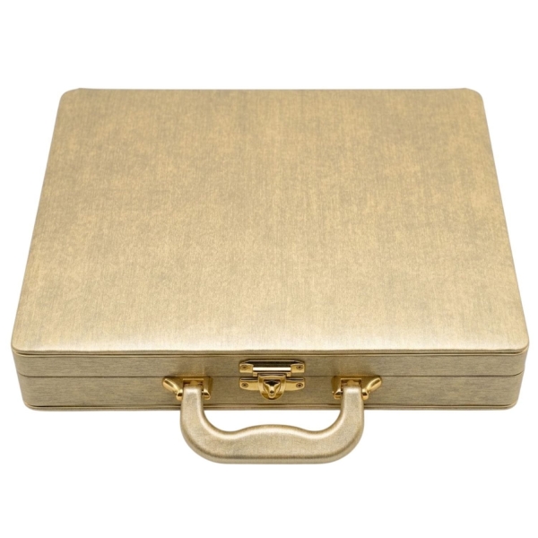 Estojo Maleta Linha Premium para Álbuns 20x30cm - Dourado