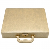 Estojo Maleta Linha Premium para Álbuns 20x30cm - Dourado