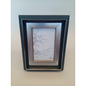 Porta-Retrato de Mesa Black Wood 10x15