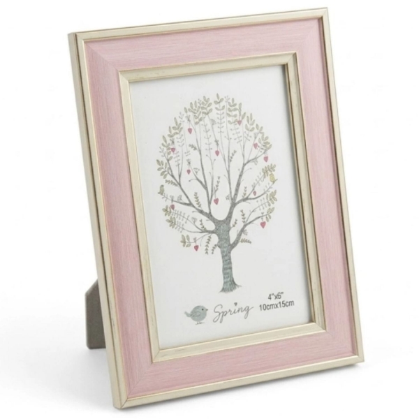 Porta Retrato de Mesa Soft Pink & Gold 15x20