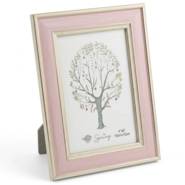Porta Retrato de Mesa Soft Pink & Gold 15x20