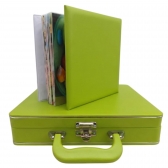 Estojo com Álbum 15x21 ou 20x25 Montável Verde Linha Quality