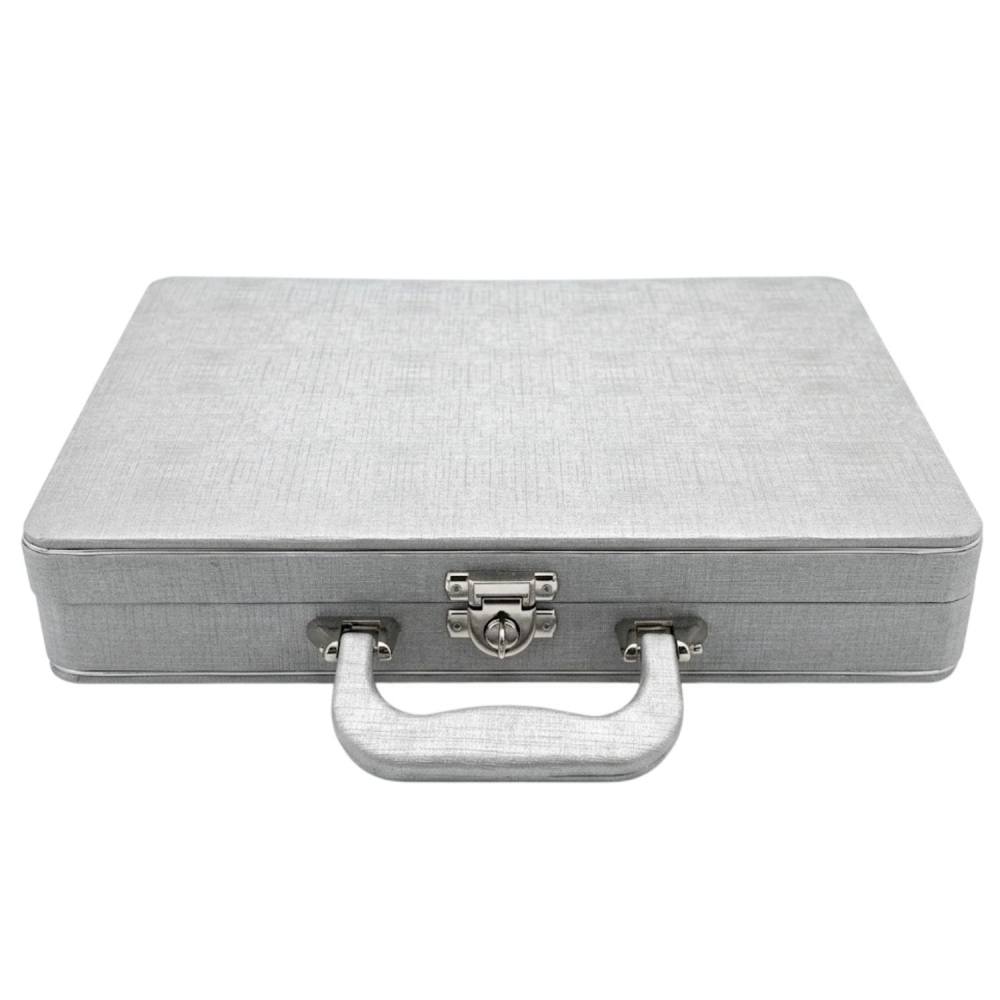 Estojo Maleta Linha Premium para Álbun 20x30cm Linha Quality - Cinza