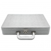 Estojo Maleta Linha Premium para Álbun 20x30cm Linha Quality - Cinza