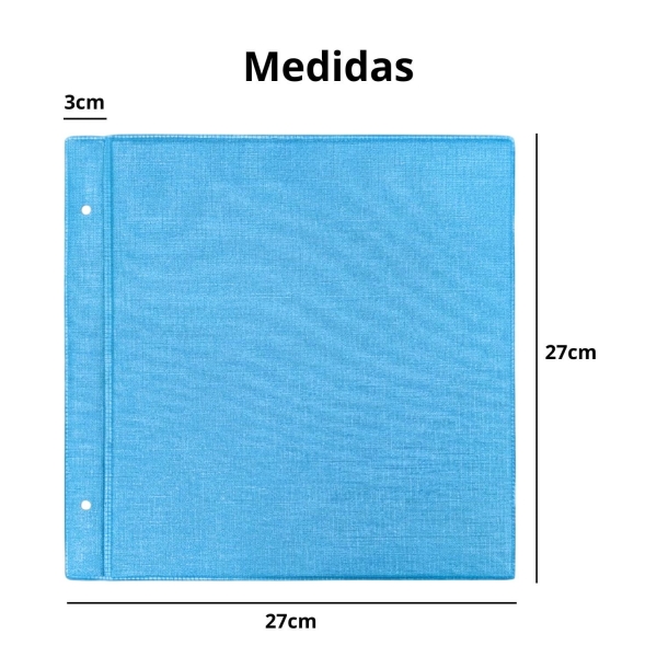 Album 15x20 ou 20x25 para montar Azul