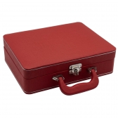 Estojo Maleta Premium para Álbum 20x25cm Linha Quality - Vermelho