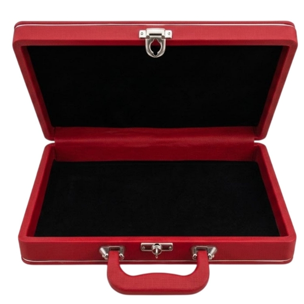 Estojo Maleta Linha Premium para Álbun 20x30cm Linha Quality - Vermelho