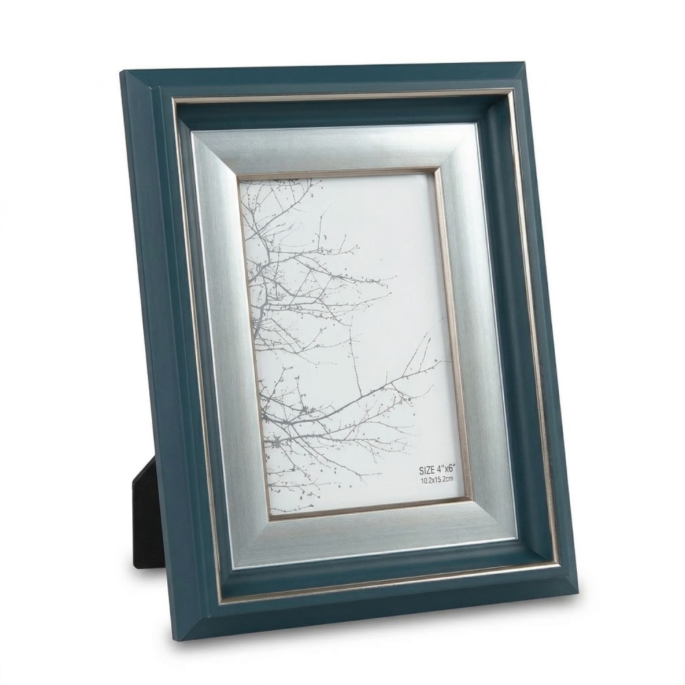 Porta-Retrato de Mesa Black Wood 10x15