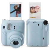 Kit Camera Instax Mini 12 com 10 fotos e Bolsa Exclusiva - Azul