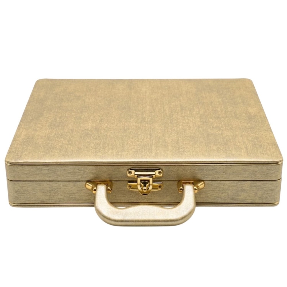 Estojo Maleta Linha Premium para Álbuns 20x30cm - Dourado