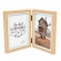 Porta Retrato Duplo Articulado Pinus madeira natural MDF - Porta Retrato Duplo Articulado Pinus madeira natural MDF VERDE CLARO