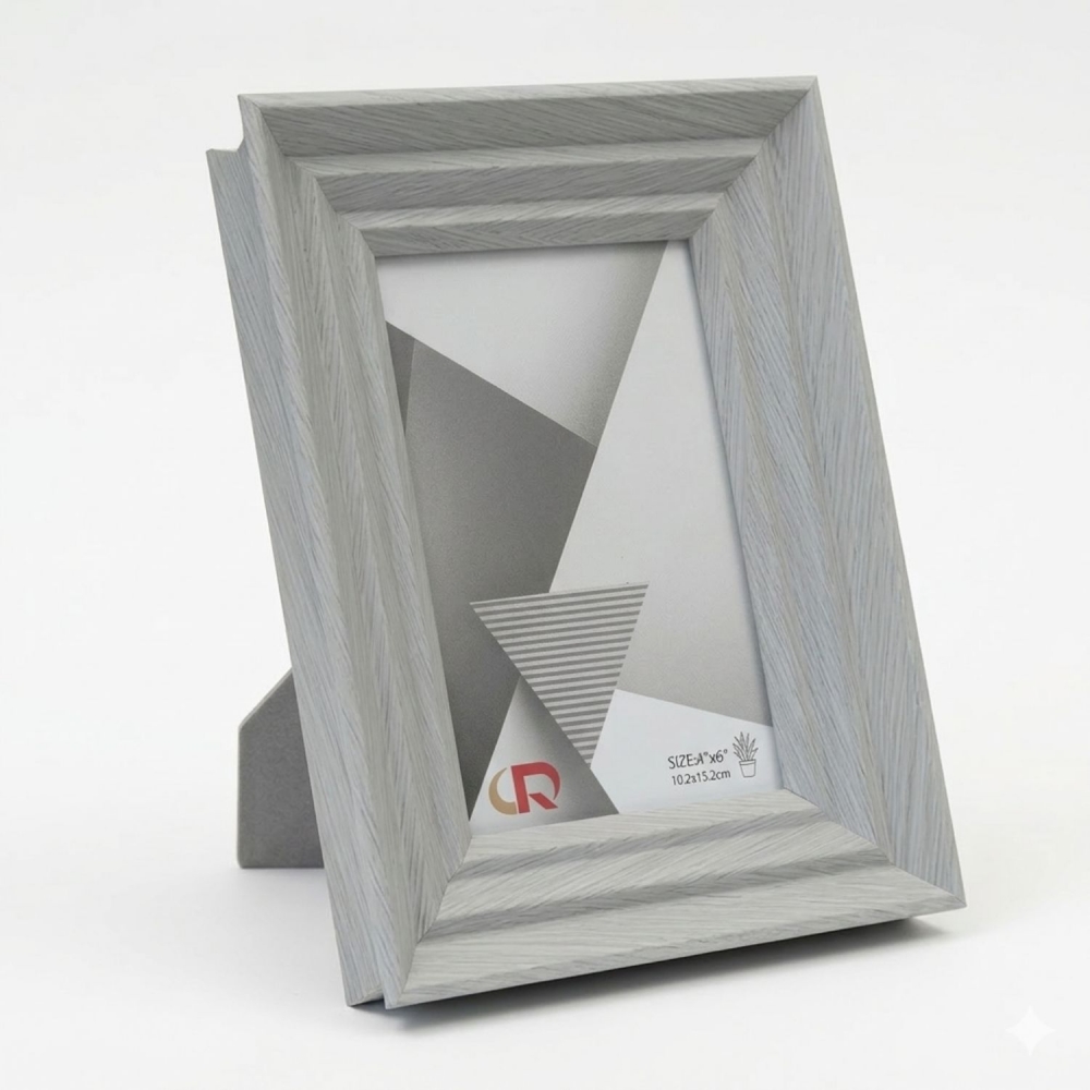 Porta-Retrato de Mesa Grey Matte 10x15