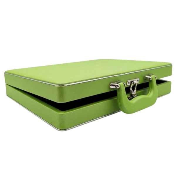 Estojo Maleta Premium para Álbum 20x25cm Linha Quality Verde