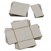 Papelão cinza Caixa corte e vinco 15x15x5 Kit 20Un Horlle