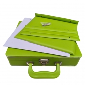 Estojo com Álbum 15x21 ou 20x25 Montável Verde Linha Quality