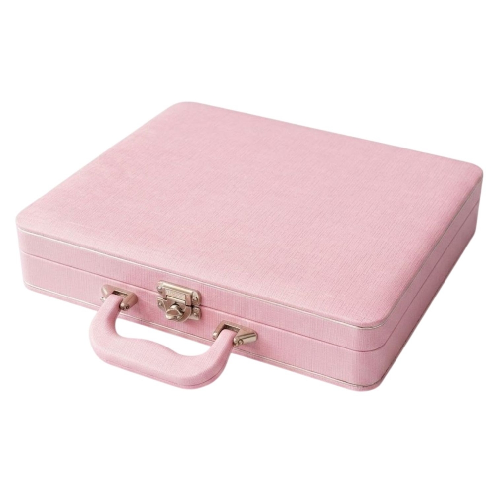 Estojo Prime para Álbum Encadernado 24x30 Linha Quality - Rosa Claro Linho