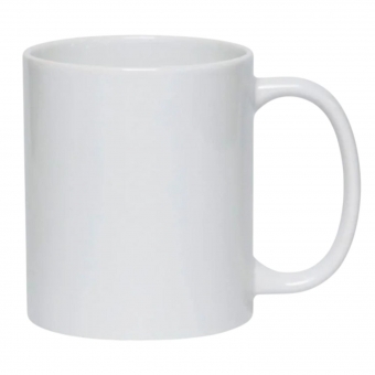Caneca de Cerâmica Branca Lisa para Sublimação 325ml