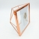 Porta Retrato Aramado Geométrico 15x15 - Rose gold