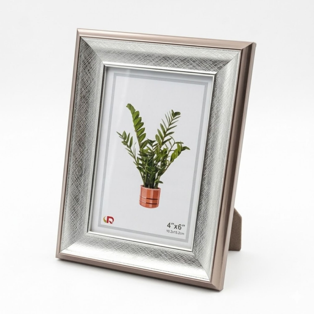 Porta-Retrato de Mesa Gold Elite 10x15 - Bronze com Prata