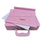 Estojo com Álbum 15x21 ou 20x25 Rosa Montável Linha Quality