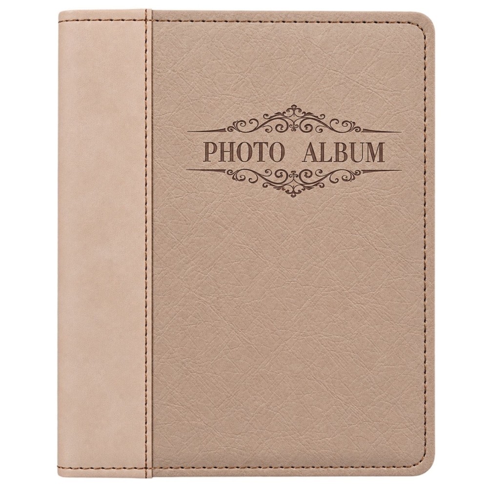 Álbum de Foto Courino 10x15cm para 200 Fotos Premium - Bege