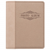 Álbum de Foto Courino 10x15cm para 200 Fotos Premium - Bege