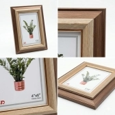 Porta Retrato de Mesa Classic Walnut & Gold