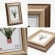 Porta Retrato de Mesa Classic Walnut & Gold