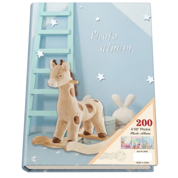 Álbum de Fotos 10x15cm para 200 Fotos infantil - Azul