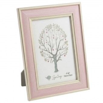 Porta Retrato de Mesa Soft Pink & Gold 10x15