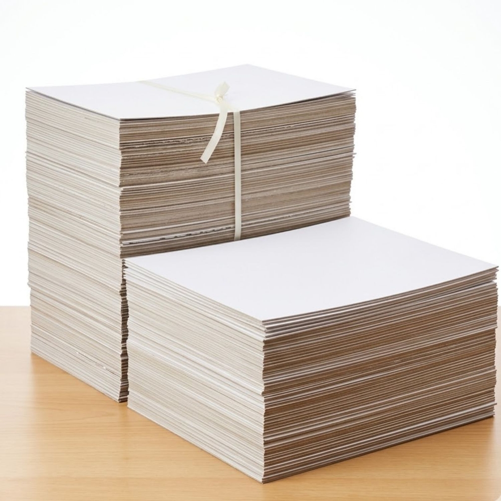 Papelão Horlle 2mm com Face Branca – 40x50cm kit 12uni