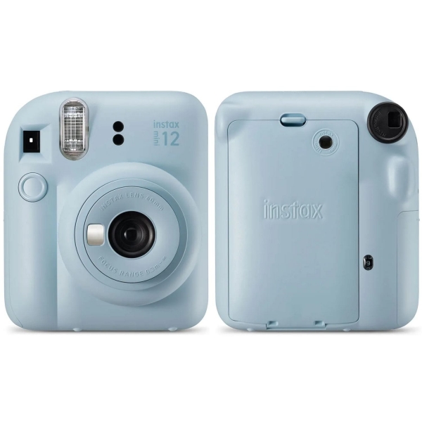 Kit Camera Instax Mini 12 com 10 fotos e Bolsa Exclusiva - Azul