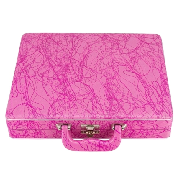 Estojo Maleta Premium de Luxo para Álbum 20x30cm - Rosa