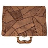 Estojo Maleta Premium de Luxo para Álbum 20x30cm - Marrom