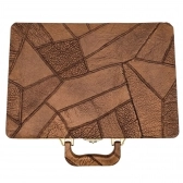 Estojo Maleta Premium de Luxo para Álbum 20x30cm - Marrom